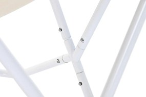 Κήπος πολυθρόνα DKD Home Decor Λευκό Γκρι 74 x 65 x 90 cm