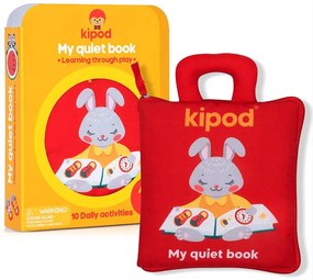 Πάνινο εκπαιδευτικό βιβλίο KIPOD βαλιτσάκι με δραστηριότητες