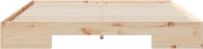 vidaXL Σκελετός Κρεβατιού Καφέ 180 x 200 cm