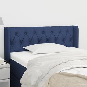 vidaXL Κεφαλάρι με Πτερύγια Μπλε 93x16x78/88 εκ. Υφασμάτινο
