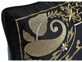 Μαξιλάρι DKD Home Decor Μαύρο Χρυσό 45 x 10 x 45 cm Άραβας