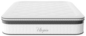 Στρώμα Utopia pakoworld pocket spring με ανώστρωμα 30-32cm 160x200εκ