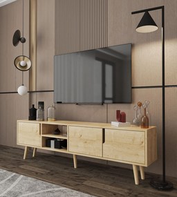 Έπιπλο Τηλεόρασης Sapphire Δρυς FLEBRO 180x53x30