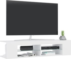 vidaXL Έπιπλο Τηλεόρασης με LED Λευκό 135x39x30 εκ.