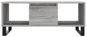 vidaXL Τραπεζάκι Σαλονιού Γκρι Sonoma 90x50x36,5εκ. Επεξεργασμένο Ξύλο