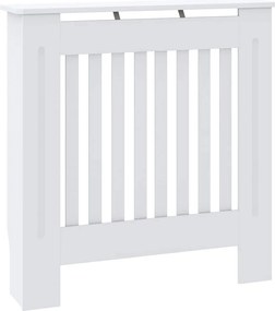vidaXL Καπάκι Καλοριφέρ 2 pcs Λευκό 78 x 19 x 81,5 εκ.
