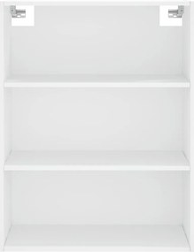 vidaXL Ντουλάπι Λευκό 69,5x34x180 εκ. από Επεξεργασμένο Ξύλο