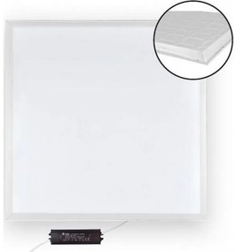 Φωτιστικό Panel Χωνευτό 48W Backlight 60x60cm Space Lights 2.123.002 Λευκό