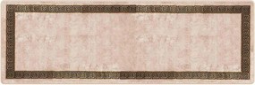 vidaXL Χαλί Runner MARSA Μπεζ και Μαύρο 100 x 300 cm Πολυέστερ και PVC