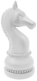 Διακοσμητικό Πιόνι Knightline 034491 11x10.5x22cm White Πολυρεσίνη