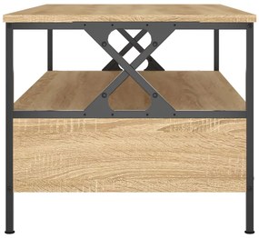 vidaXL Τραπεζάκι Σαλονιού Sonoma Δρυς 100 x 51 x 45 εκ. Επεξεργ. Ξύλο