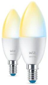 Έξυπνη Λάμπα 2xE14 40W C37 LED Λευκό Σετ Κερί 3CCT Dimmable 929002448742 Wiz-929002448742-Λευκό 929002448742