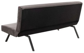 Καναπές - κρεβάτι Zola Megapap τριθέσιος υφασμάτινος χρώμα γκρι 180x64x78εκ.