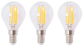 vidaXL Φωτιστικό Σποτ Ράγα με 3 Λαμπτήρες LED Filament 12 W