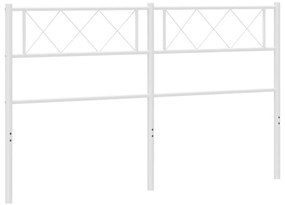 vidaXL Ανταλλακτικό κεφαλάρι Λευκό 120 εκ. Μεταλλικό