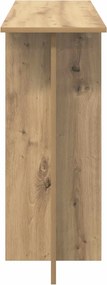 vidaXL Τραπέζι κονσόλας Artisan Δρυς 100 x 30 x 75 εκ
