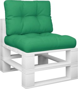 vidaXL Μαξιλάρια Παλέτας 2 τεμ. Πράσινα Υφασμάτινα