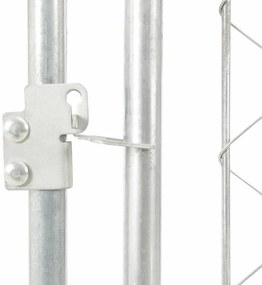 vidaXL Κλουβί Σκύλου Εξωτερικού Χώρου 200 x 100 x 125 εκ. με Στέγαστρο