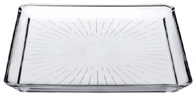 MADLEN SQUARE PLATE CRYSTALINE 20CM P/456 GB1.OB6. SP68683G1