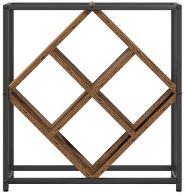 vidaXL Ράφι κρασιών από παλιό ξύλο 51x18x52,5 εκ. Κατασκευασμένο από υλικό ξύλου