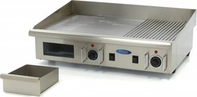 Griddle - Half Grooved - 73cm - incl Drip Tray - 400V