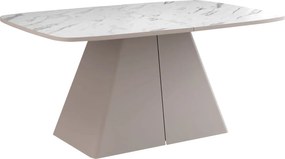 Τραπέζι Nova Επεκτεινόμενο-Λευκό Μάρμαρο - Cashmere
