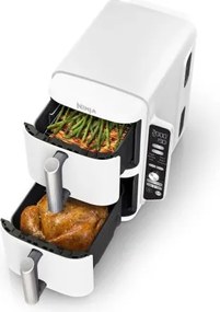 Ninja Foodi Vertical Double Drower Smart Air Fryer 9,5L Λευκό EU SL400EU