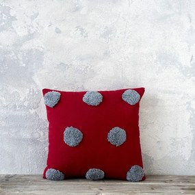 Μαξιλάρι Διακοσμητικό (Με Γέμιση) Borla Red Nima 45X45 100% Cotton