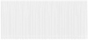 vidaXL Κουρτίνες με κουρτίνες Λευκό 500x100cm Πολυεστέρας
