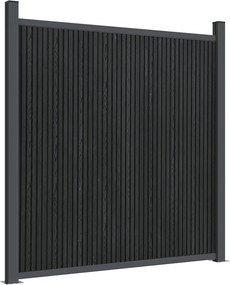 vidaXL Πάνελ Περίφραξης Γκρι 1564 x 186 εκ. από WPC