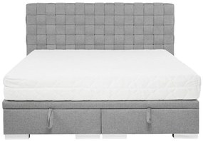 Κρεβάτι Florence 110, Διπλό, Γκρι, Ταπισερί, Τάβλες για Κρεβάτι, 160x214x109cm, 105 kg | Epipla1.gr