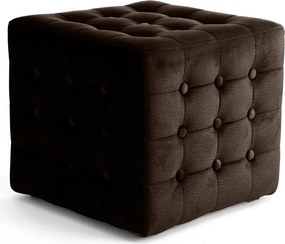 Πουφ Wisdom-Kafe Skouro - 45.00Χ45.00Χ40.00cm