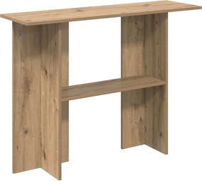 vidaXL Τραπέζι κονσόλας Artisan Δρυς 100 x 30 x 75 εκ