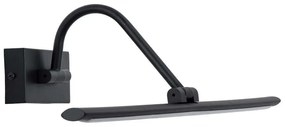 Φωτιστικό Τοίχου - Απλίκα  Mira 60432 Led 12W 60x20x13cm Black GloboStar Αλουμίνιο
