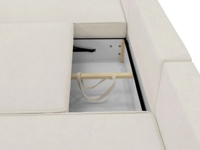 Γωνιακός καναπές Mono U-Λευκό