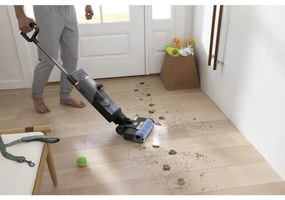 Κάθετη ηλεκτρική σκούπα Shark HydroVac WD210EU, 170W, 0.5 l, 88 m2, Αυτοκαθαρισμός, Αυτονομία 25 λεπτά, Γκρι