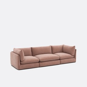 Αρθρωτός καναπές 3 θέσεων από υφασμα MALO