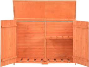 vidaXL Αποθήκη Κήπου 128x42x91 εκ. Ξύλινη