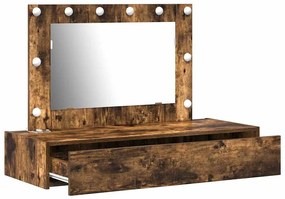 vidaXL Τραπέζι περιποίησης Καφέ 100 x 40 x 70 εκ. Επεξεργασμένο ξύλο