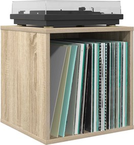vidaXL Κουτί Άλμπουμ Βινυλίου Sonoma Δρυς 37 x 36,5 x 38 εκ.