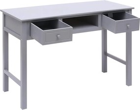 vidaXL Γραφείο Γκρι 110 x 45 x 76 εκ. Ξύλινο