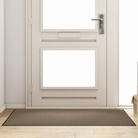 vidaXL Πατάκι πόρτας Ορθογώνιο Μπεζ 90x150 εκ.