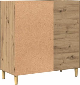 vidaXL Δισκοθήκη τεχνίτης Δρυς 84,5 x 38 x 89εκ από Επεξεργασμένο Ξύλο