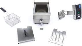 Deep Fryer - 10L - 1 Basket - with Drain Tap