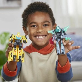 Εικόνες σε δράση Hasbro Cyber-Combiner Bumblebee et Mo Malto