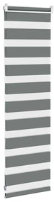 Zebra Blind Σκούρο γκρι 40x100 cm Πλάτος υφάσματος 35,9 cm - Γκρι