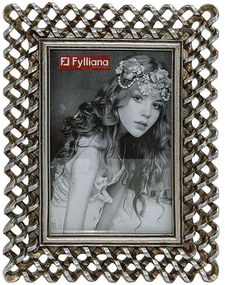 Κορνίζα 279-224-270 15x20cm Silver Polyresin