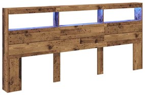 vidaXL Κεφαλάρι Παλιό Ξύλο 220 x 17 x 102 cm Επεξεργασμένο ξύλο