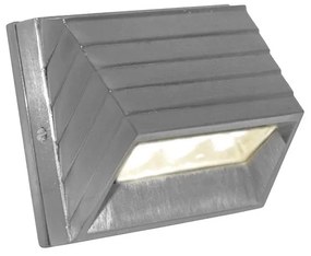 Adeleq Led Φωτιστικό Αλουμινίου Εξωτερικό Κυρτό 1W Θερμό Σατινέ 3-9095660