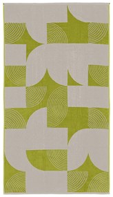 LINO ΠΕΤΣΕΤΑ ΘΑΛΑΣΣΗΣ GEOMETRICO LGREY-GREEN 86X160